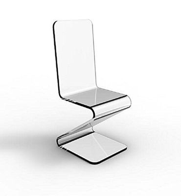 아크릴 플렉시글라스 루사이트 Ｚ 의자 HIGH 표시등 투명성