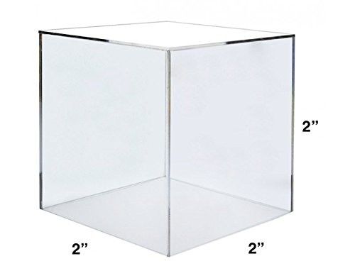 조각 저장 깨끗한 아크릴릭 큐브 디스플레이 박스